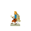 Tintin deixa cair o guarda-chuva