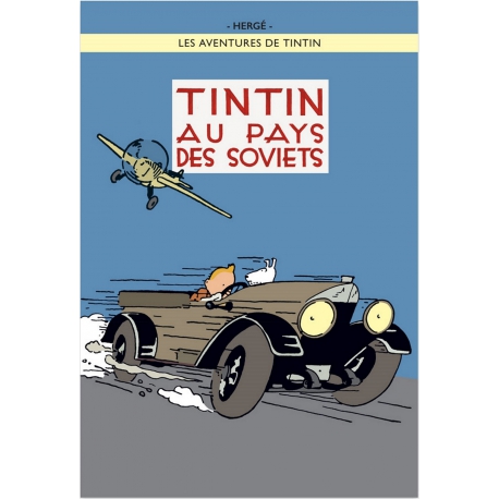 Postal Tintin au pays des Soviets cl